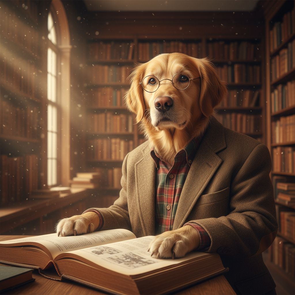 Viral dog portrait avatar concept 4